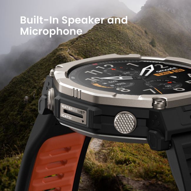 Amazfit T-Rex Ultra 2 – Ceas Smart Outdoor Robust, GPS, Monitorizare Sănătate 24/7, Durată de Baterie Extinsă, Rezistență la Suprasolicitare, Ecran AMOLED, compatibil Apple si Android