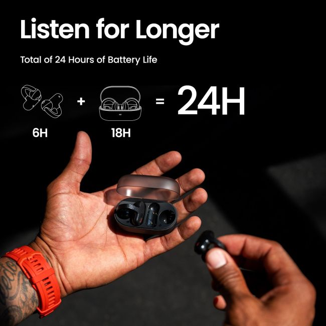 Amazfit Up Open-Ear Earbuds, casti wireless sport audio
