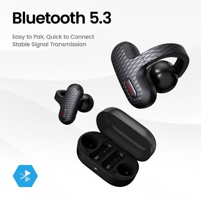Amazfit Up Open-Ear Earbuds, casti wireless sport audio