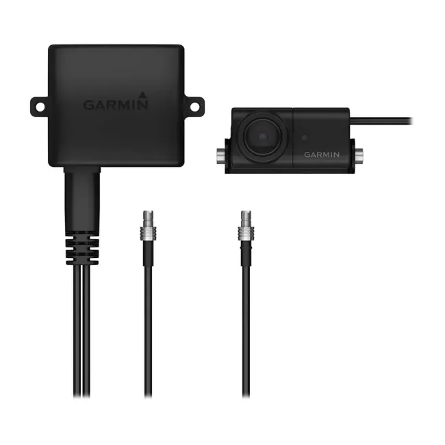 Garmin BC 50 cu vedere pe timp de noapte | Cameră wireless de marşarier cu suport pentru plăcuţa de înmatriculare şi suport de consolă