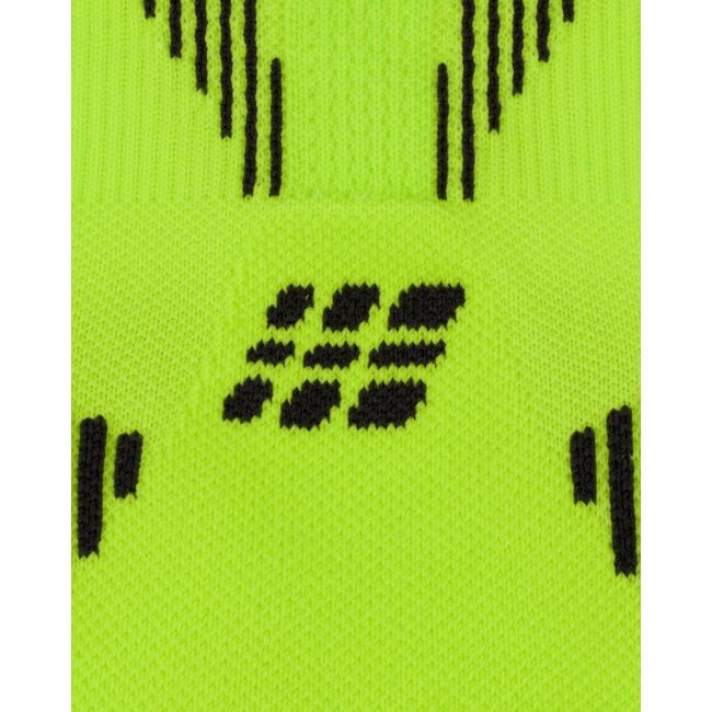 Șosete compresie alergare CEP Run 5.0 Mid Cut - lime/negru | femei