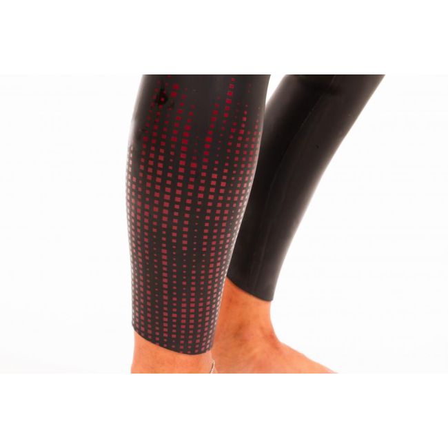 Z3R0D - costum neopren femei Flex wetsuit - black red