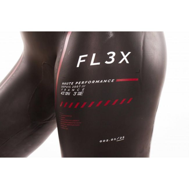 Z3R0D - costum neopren femei Flex wetsuit - black red