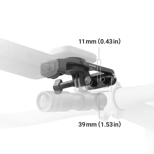 Suport ghidon Insta360 Bike Computer Mount | aluminiu - pentru ghidon clasic