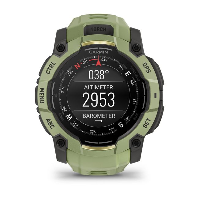 Garmin Instinct 3 – 50 mm, AMOLED | Fern Green cu curea Fern Green