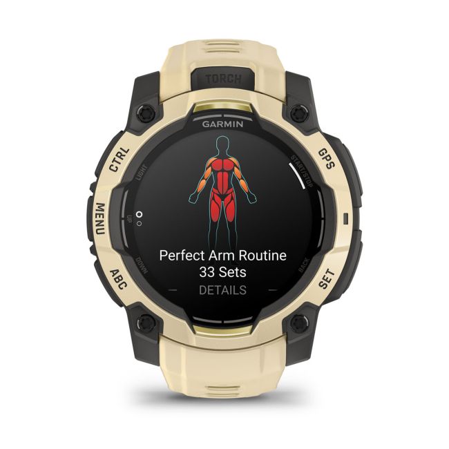 Garmin Instinct 3 – 45 mm, AMOLED | Citrine cu curea Citrine