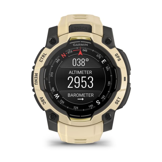 Garmin Instinct 3 – 45 mm, AMOLED | Citrine cu curea Citrine
