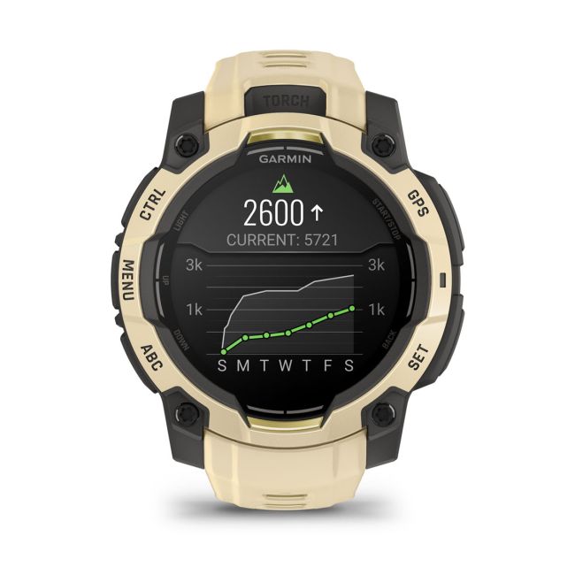 Garmin Instinct 3 – 45 mm, AMOLED | Citrine cu curea Citrine