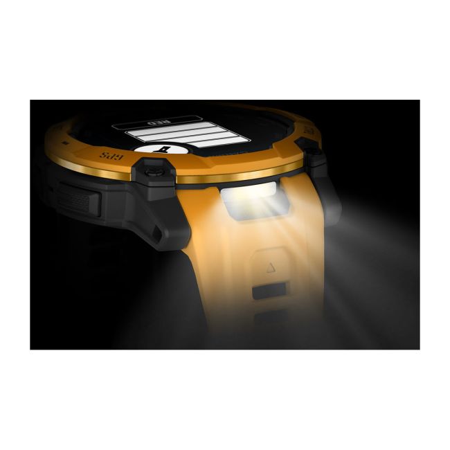 Garmin Instinct 3 – 50 mm, Solar | Sunburst curea cu Sunburst/Grey