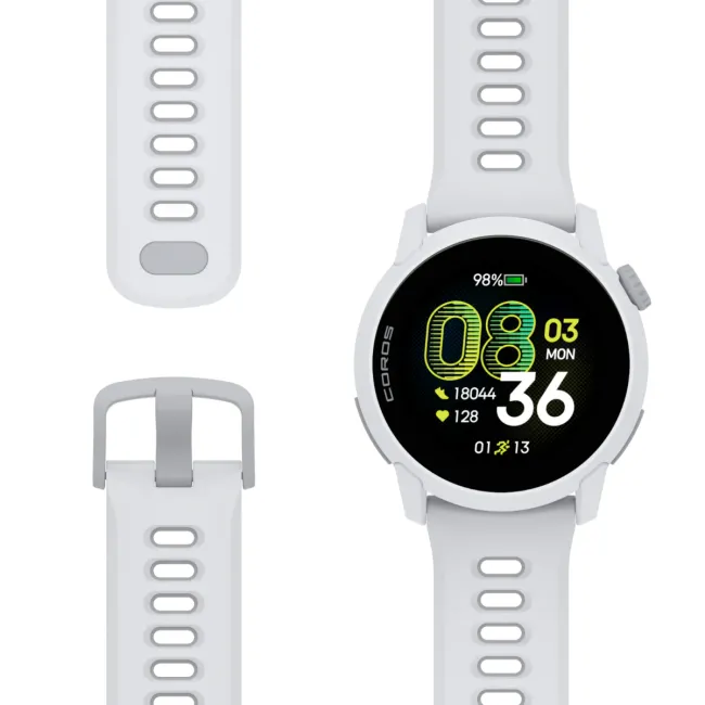COROS Pace 4 - smartwatch multisport GPS - curea silicon alba