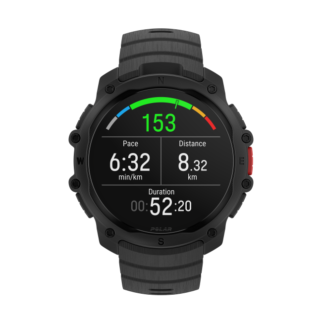 Polar Street X - smartwatch GPS negru Night Black