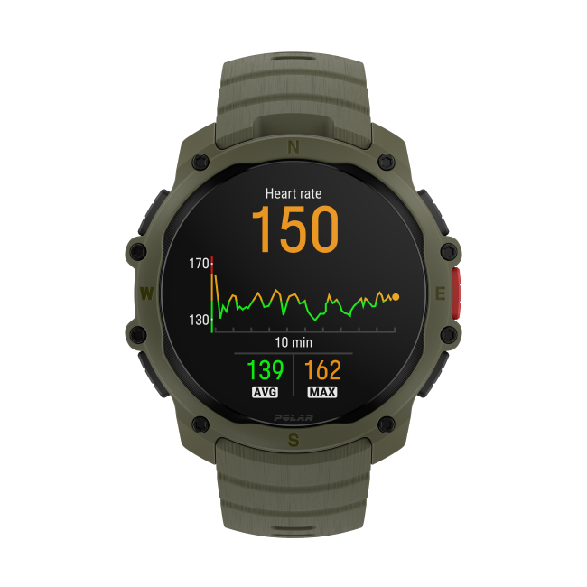 Polar Street X - smartwatch GPS verde Forest Green