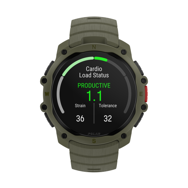 Polar Street X - smartwatch GPS verde Forest Green