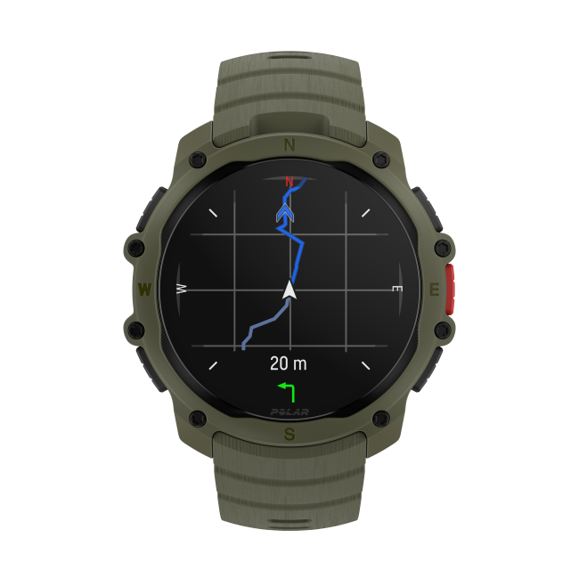 Polar Street X - smartwatch GPS verde Forest Green