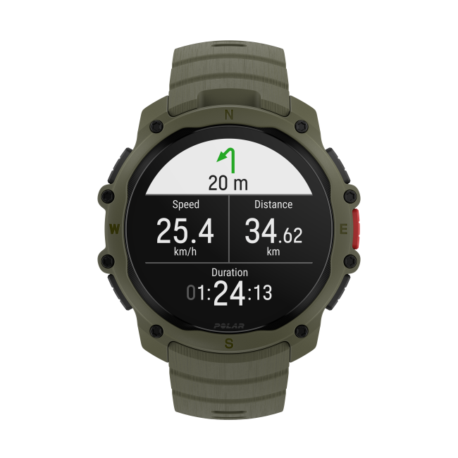 Polar Street X - smartwatch GPS verde Forest Green