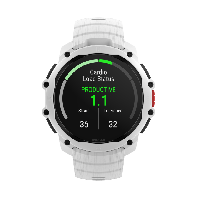 Polar Street X - smartwatch GPS alb Snow White