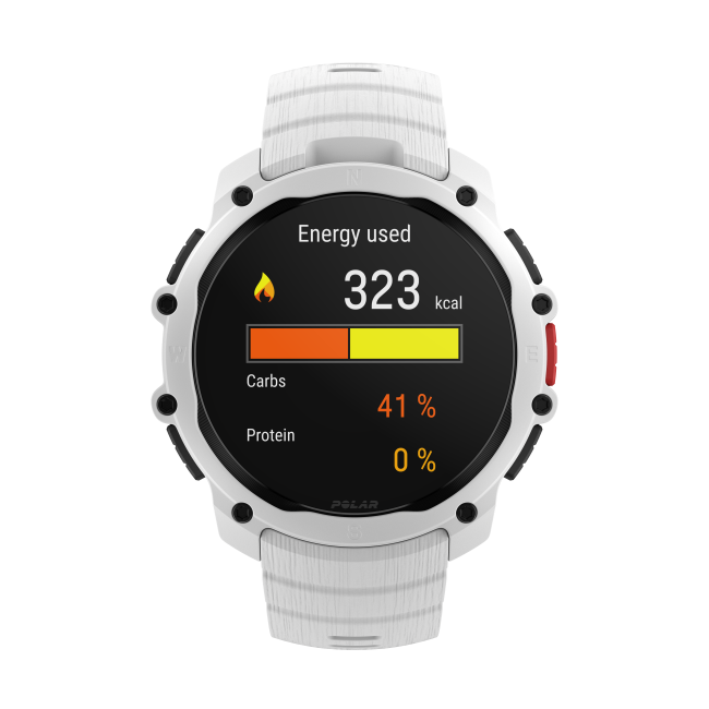 Polar Street X - smartwatch GPS alb Snow White