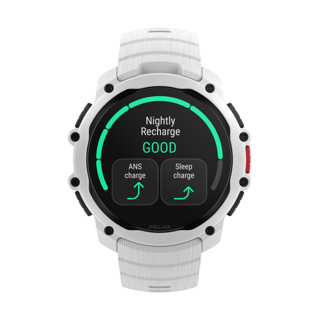 Polar Street X - smartwatch GPS alb Snow White