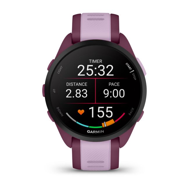 Garmin - Forerunner 165 Music ceas multisport cu GPS AMOLED - mov lila