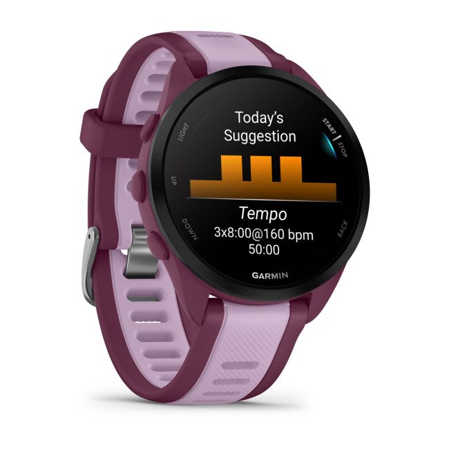 Garmin - Forerunner 165 Music ceas multisport cu GPS AMOLED - mov lila