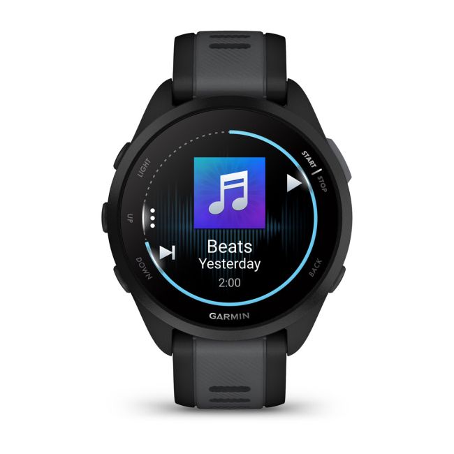 Garmin - Forerunner 165 Music ceas multisport cu GPS AMOLED - negru - gri slate grey