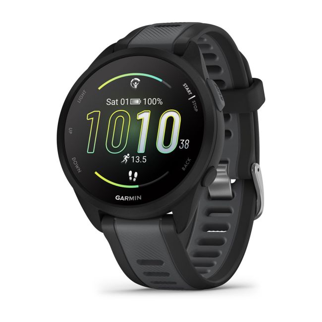 Garmin - Forerunner 165 ceas multisport cu GPS AMOLED - negru - gri Slate Grey