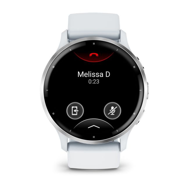 Garmin - Venu 3 smartwatch cu GPS și AMOLED - ramă argintie din oţel inoxidabil şi carcasă whitestone şi brăţară din silicon