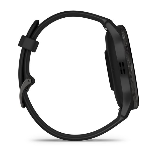 Garmin - Venu 3 smartwatch cu GPS și AMOLED - ramă gri ardezie din oţel inoxidabil, carcasă neagră şi curea din silicon