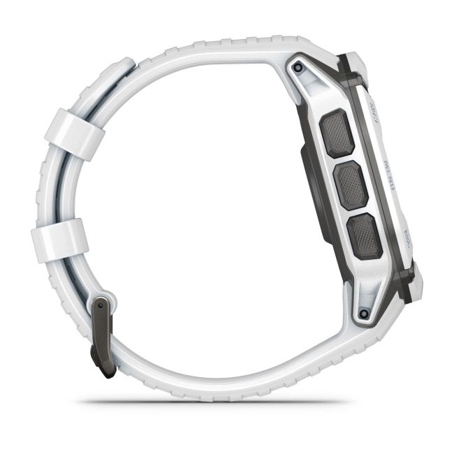 Garmin Instinct 2X Solar - smartwatch robust cu GPS - Alb Ceramic