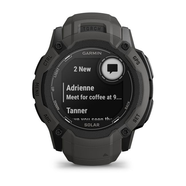 Garmin Instinct 2X Solar - smartwatch robust cu GPS - Grafit