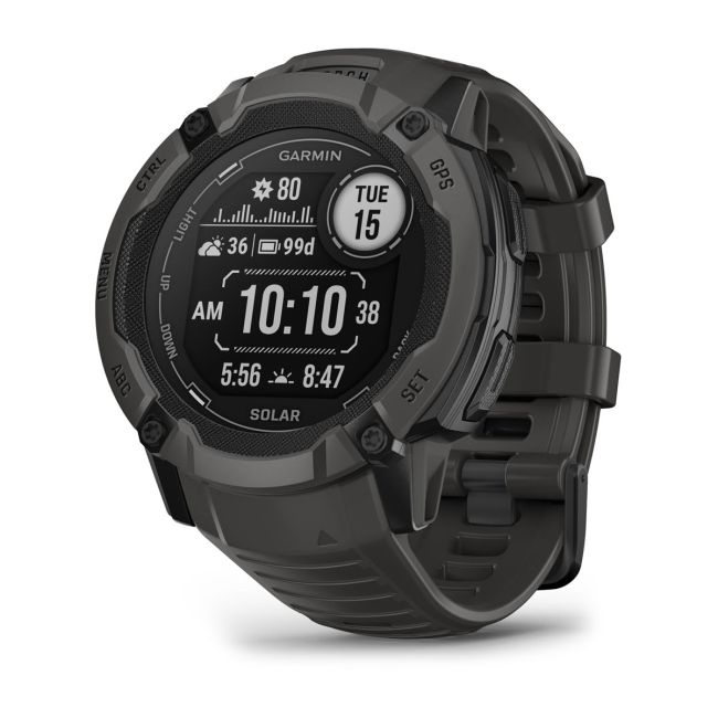 Garmin Instinct 2X Solar - smartwatch robust cu GPS - Grafit
