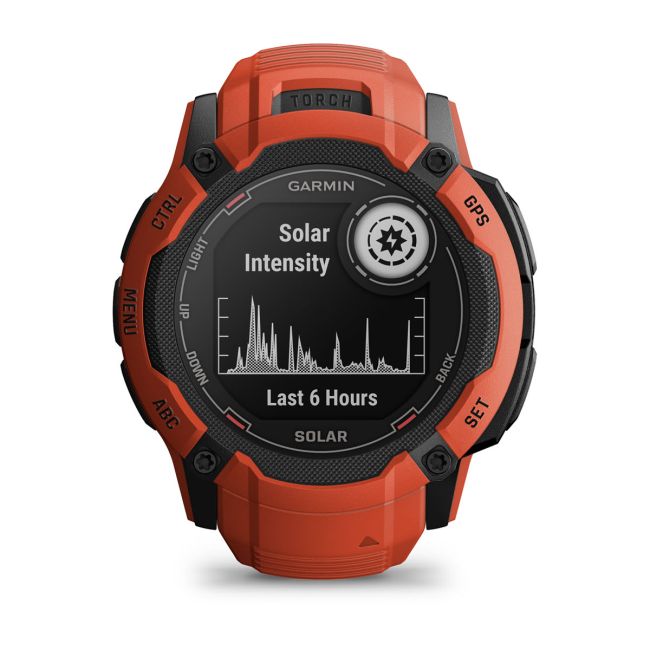 Garmin Instinct 2X Solar - smartwatch robust cu GPS - Rosu