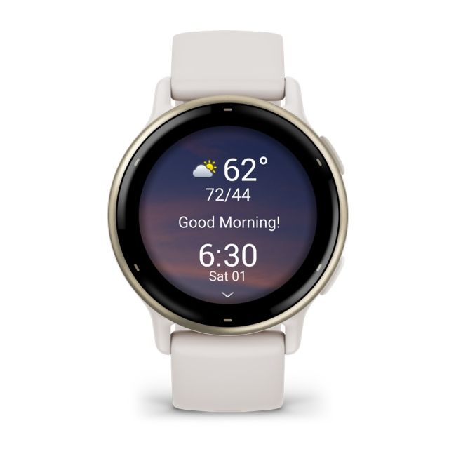 Garmin vívoactive 5 Smartwatch GPS AMOLED Cream Gold Ivory