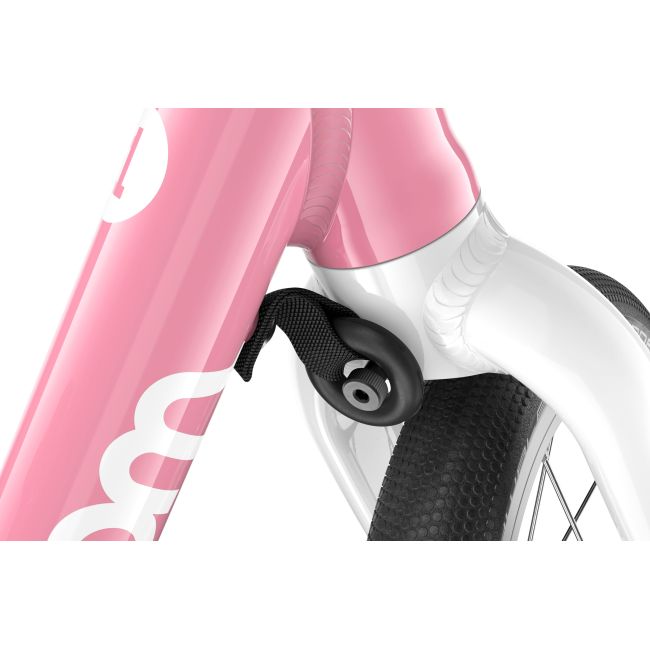Bicicleta copii Woom GO 1 cu roti 12" powder pink