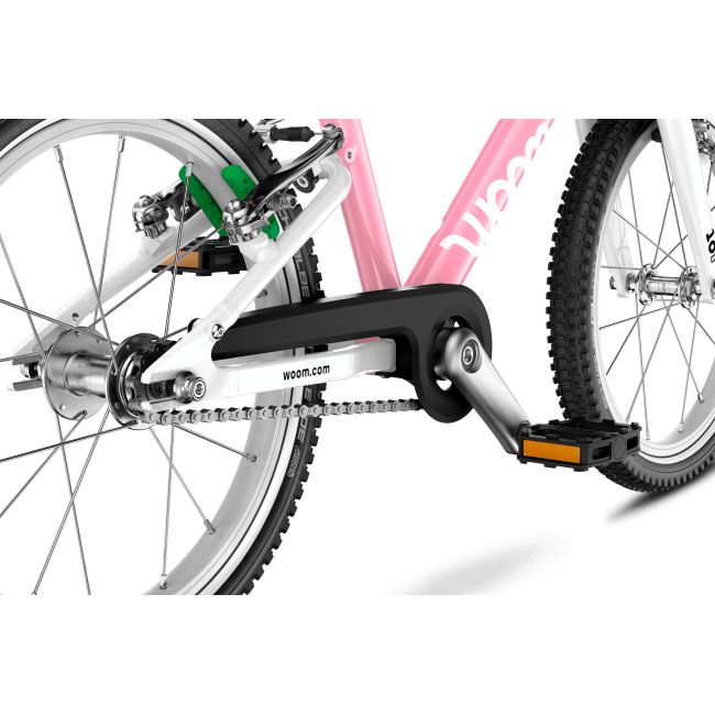 Bicicleta copii Woom GO 3 Automagic cu roti 16" powder pink