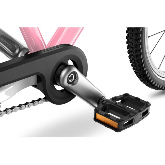 Bicicleta copii Woom GO 3 Automagic cu roti 16" powder pink