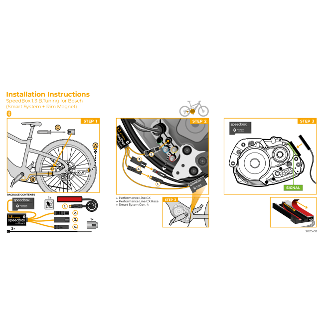 SpeedBox - 1.3 B.Tuning pentru Bosch (Smart System Gen.4 + Rim Magnet)
