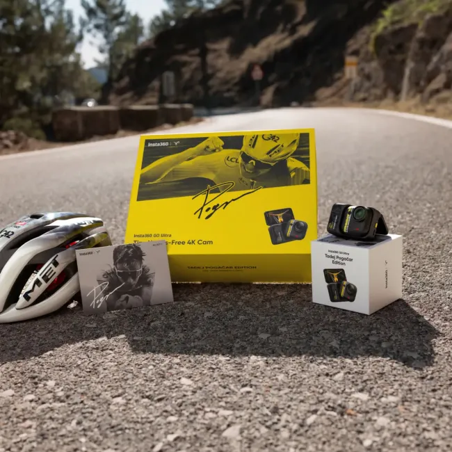 Insta360 Go Ultra Camera Video Sport Ultra-compacta 4K - Tadej Pogačar Edition