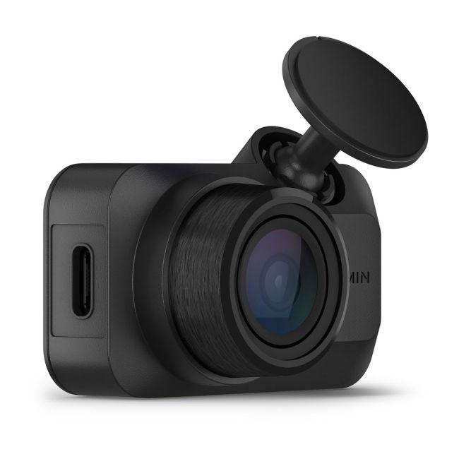 Garmin Dash Cam Mini 3 | Camera de bord 1080p ultracompactă cu un câmp vizual de 140 de grade și polarizator Clarity încorporat