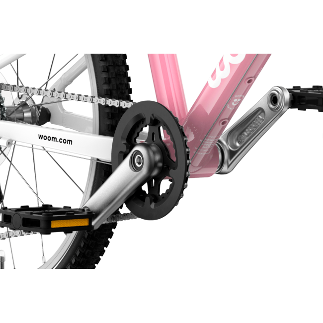 Bicicleta copii Woom 4 Go cu roti 20" roz pudra (powder pink)