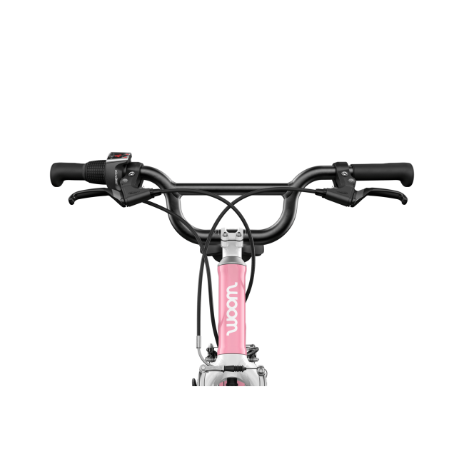 Bicicleta copii Woom 4 Go cu roti 20" roz pudra (powder pink)