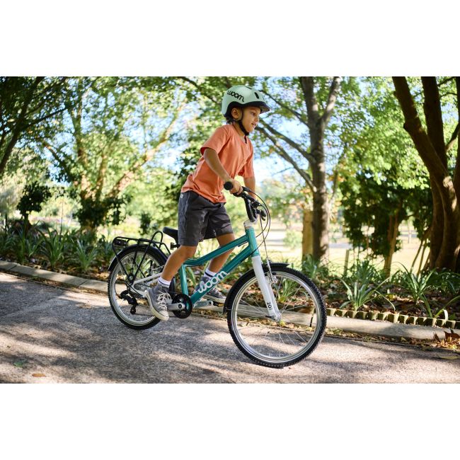 Bicicleta copii Woom 4 Go cu roti 20" roz pudra (powder pink)