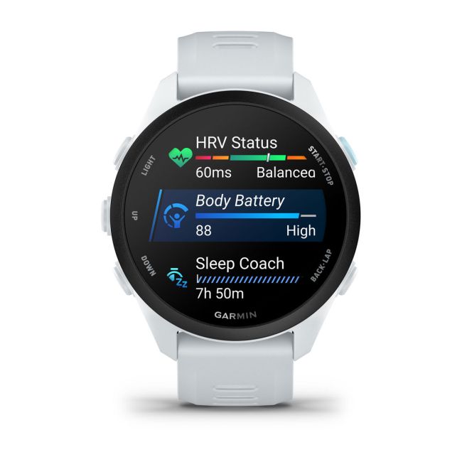 Garmin Forerunner 70 Ceas Alergare GPS | Autonomie 13 Zile - alb