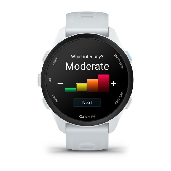 Garmin Forerunner 70 Ceas Alergare GPS | Autonomie 13 Zile - alb
