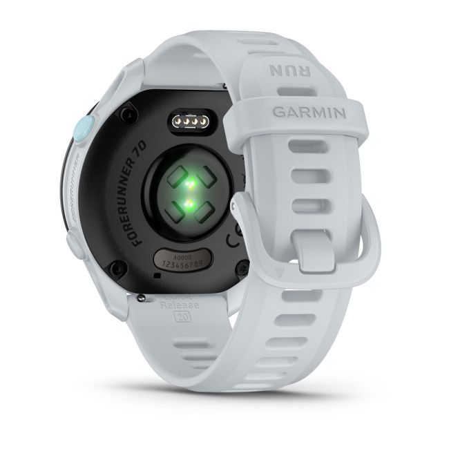 Garmin Forerunner 70 Ceas Alergare GPS | Autonomie 13 Zile - alb