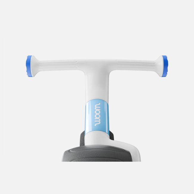 Bicicletă de echilibru woom WOW cu roți 12″ – autoechilibrantă (9-36 luni) – Chalk Blue