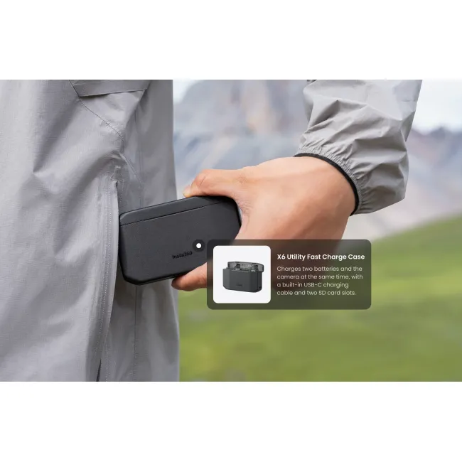 Insta360 X6 Camera Video Sport 8K 360° - Essential Bundle