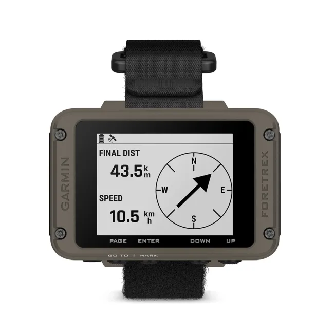 Garmin Ediţia Foretrex 901 Ballistic | Navigator cu GPS purtat la încheietura mâinii cu curea