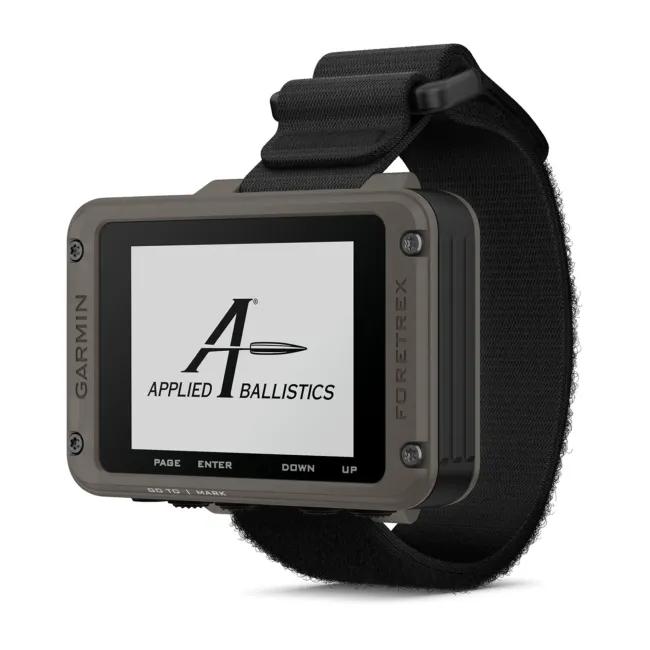 Garmin Ediţia Foretrex 901 Ballistic | Navigator cu GPS purtat la încheietura mâinii cu curea