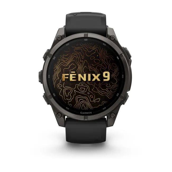 Garmin Fenix 9 AMOLED - 47 mm Titan DLC Carbon - Smartwatch Multisport Premium cu AMOLED